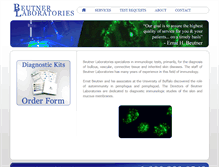 Tablet Screenshot of beutnerlabs.com
